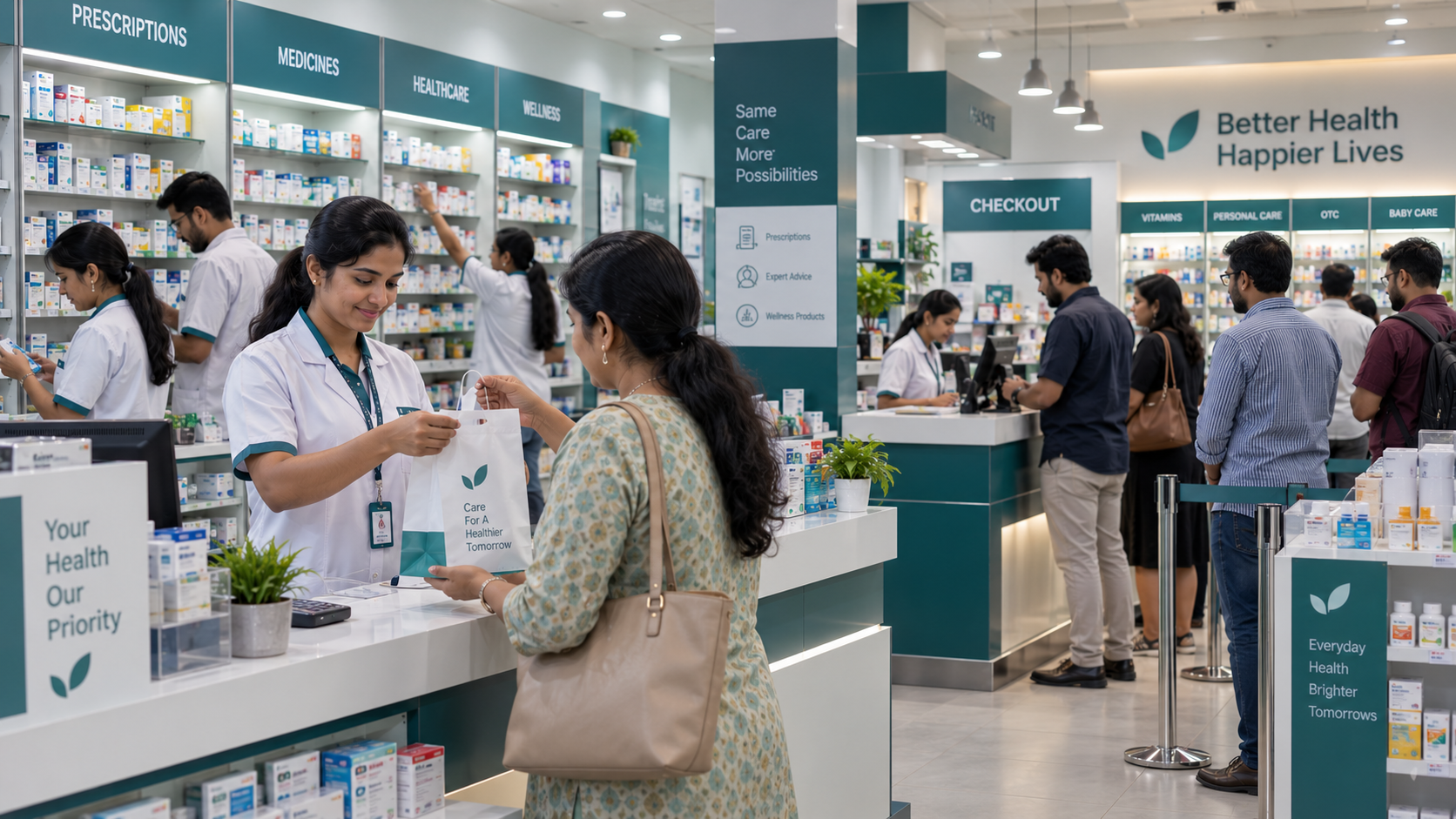When the prescription is ready but the payment counter is not